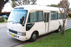 accessible minibus for hire sydney