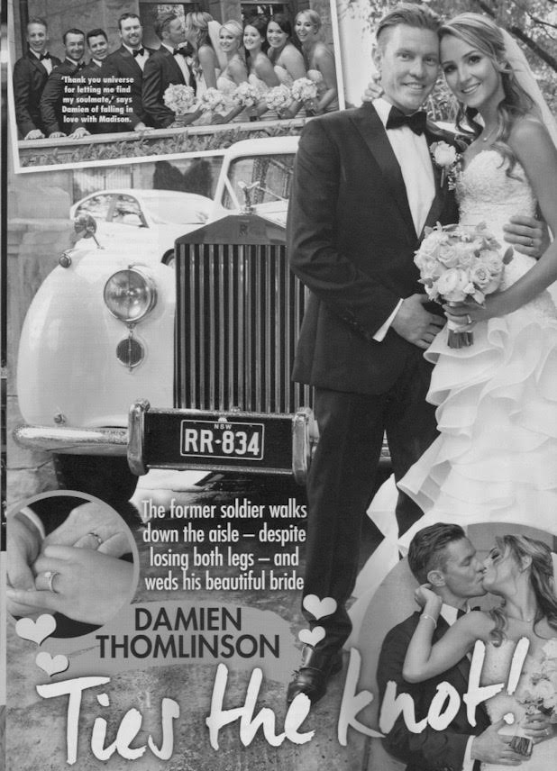 Damien Thomlinson wedding Australia In Style