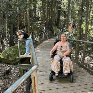 disability traveler in Blue Mountains Sydney