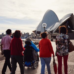 disabled transport hire to Sydney opera house