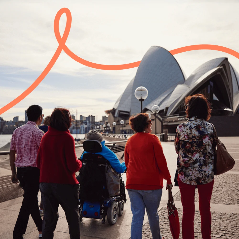 Disabled transport hire to Sydney Opera House